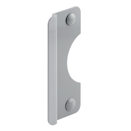 Prime-Line 6 in. Gray-Painted Steel Latch Shield with 5/16 in. Offset U 9509